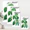 Designart - Vintage Green Leaves Plants III - Traditional Canvas Wall Art Print